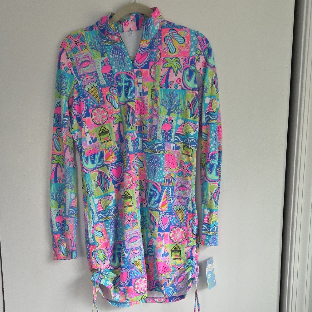 Lulu-B Colorful Long Sleeve Dress